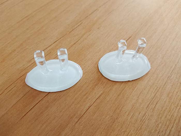 ダイソーの歯ブラシスタンドを切ってみた