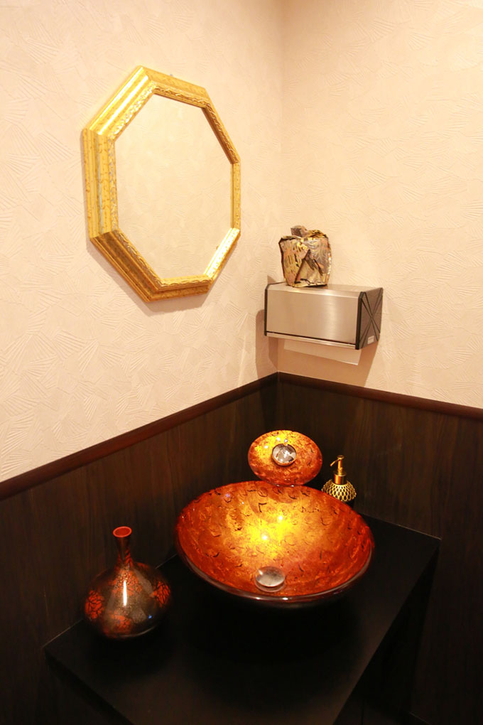 可愛らしい水場の画像