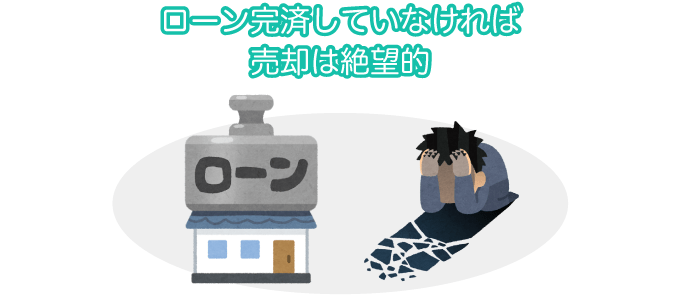 ローン完済していなければ売却は絶望的