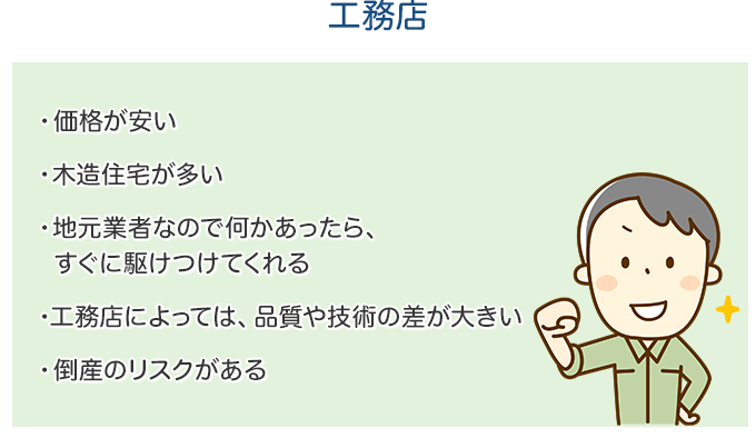 工務店の特徴
