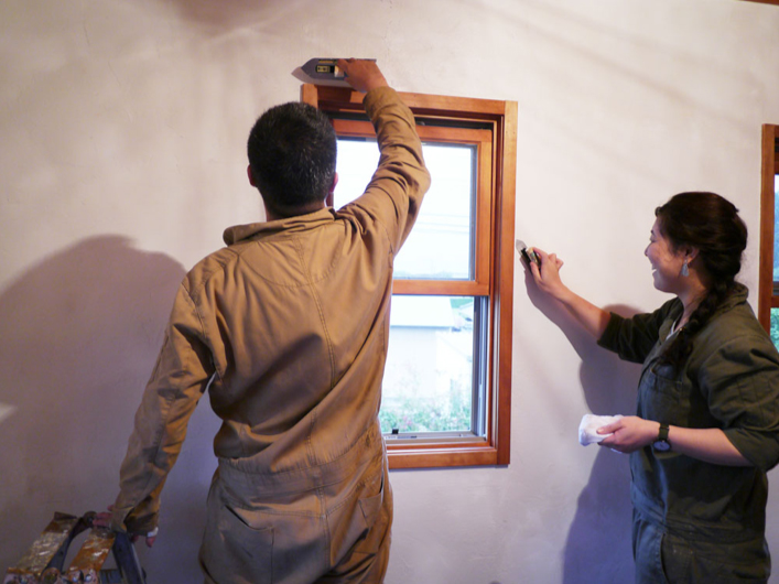 壁の塗装のイメージ