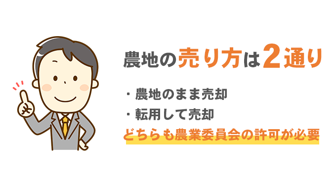 農地の売り方は2通り