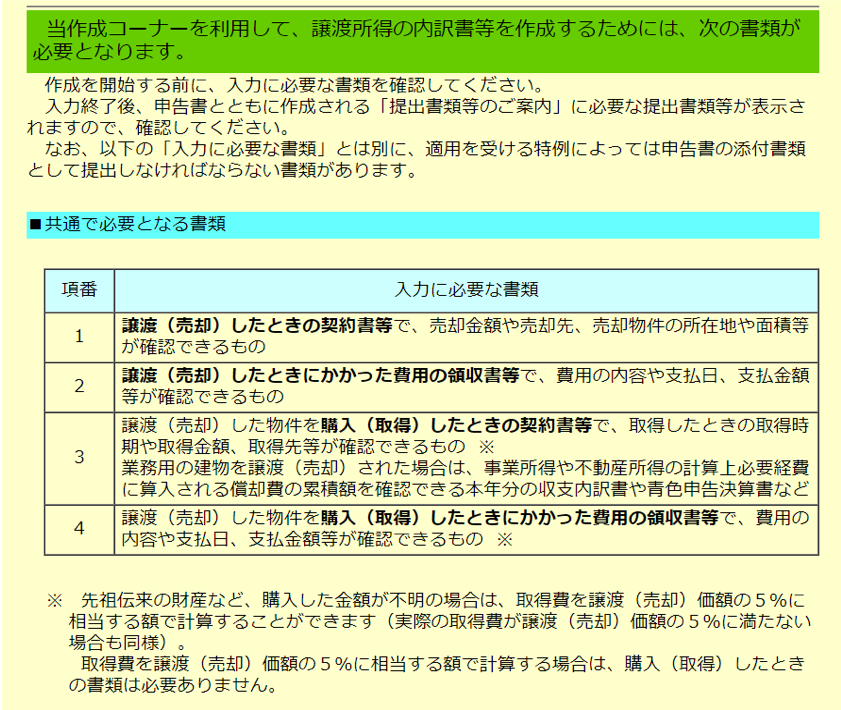 共通で必要となる書類