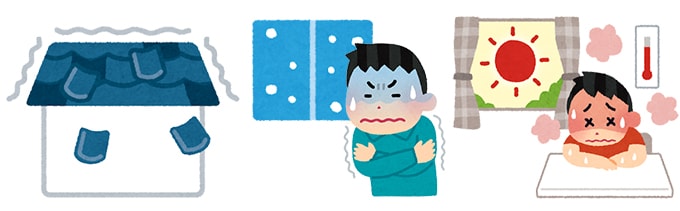 1000万円台の平屋の基本性能はあまり期待できない