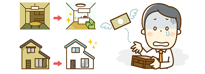 メンテナンスの費用が掛かる可能性がある