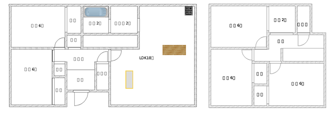 30坪の二世帯住宅:完全同居型の間取り