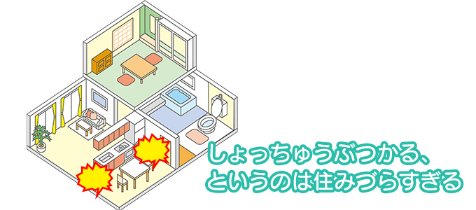 家の間取りで部屋の広さに失敗！