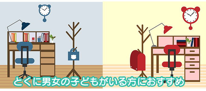 将来間仕切りできる子供部屋