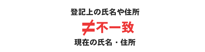 住所氏名変更登記