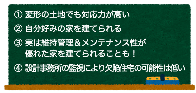 デザイン住宅のメリット