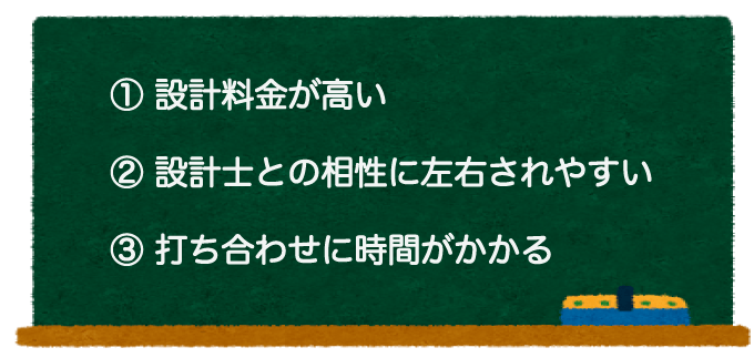デザイン住宅のデメリット