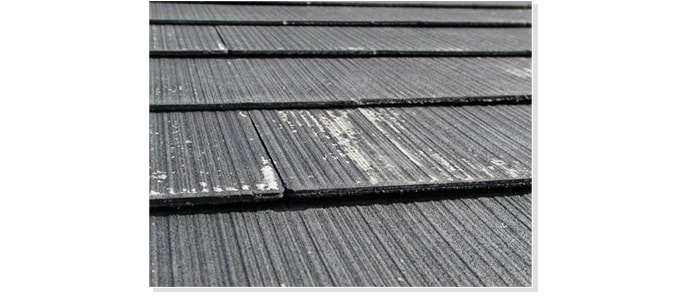 人口スレートを使った屋根の外観イメージ