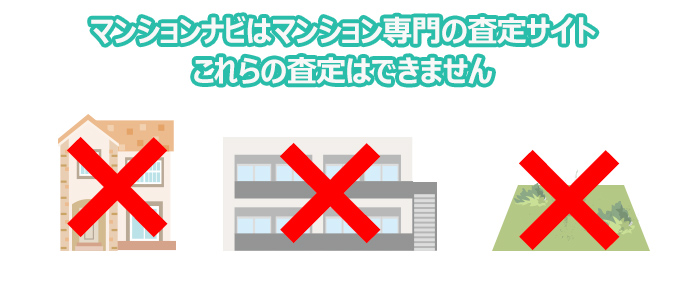 戸建てやアパートは対象外