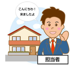 物件へ訪問し内見した上で査定価格を出す「訪問査定」