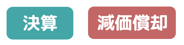 決算と減価償却