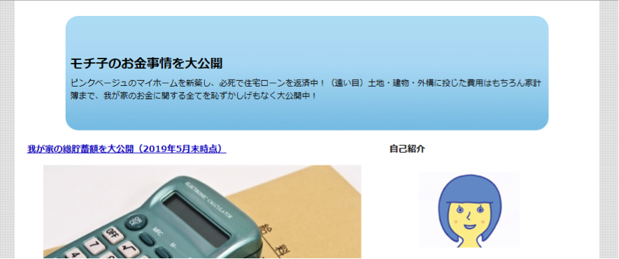 モチ子のお金事情を大公開
