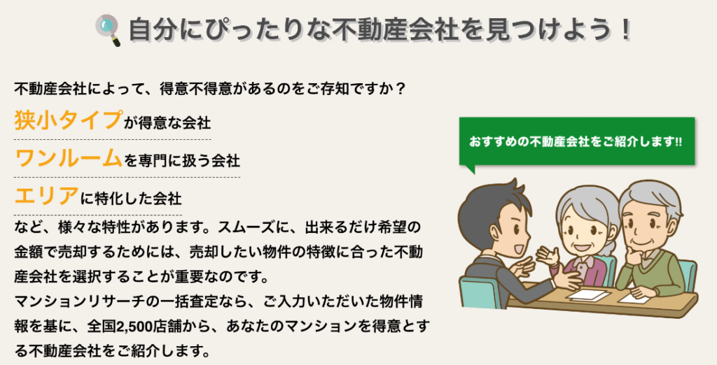 不動産会社を選ぶ