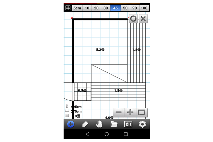 間取りー図のスクリーンショット