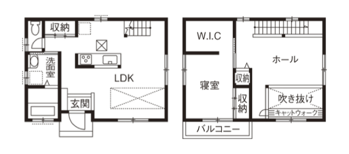 本体価格1,211万円の家の間取り