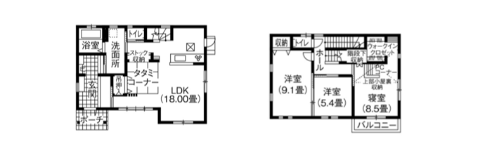 アイフルホームの間取り実例