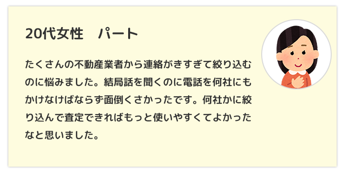 20代女性口コミ