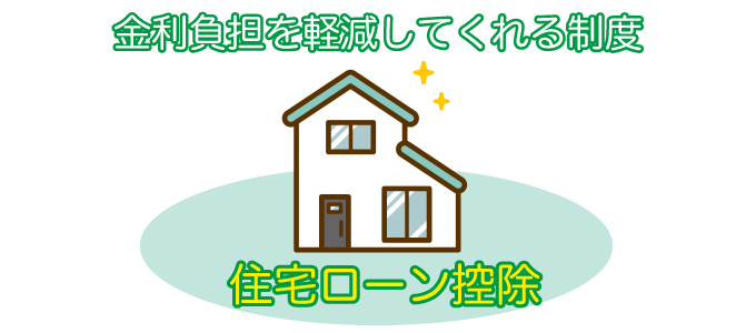 金利負担を軽減してくれる制度住宅ローン控除