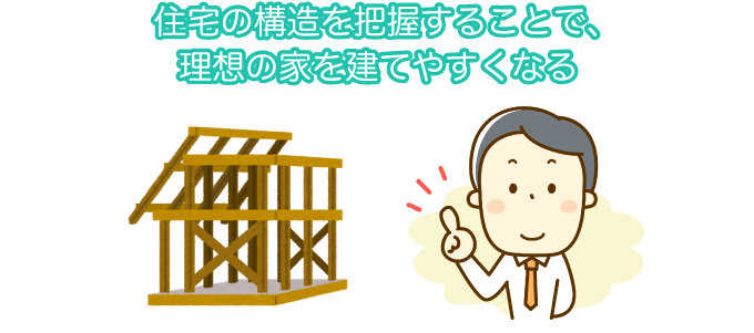 住宅の構造を把握することで、理想の家を建てやすくなる