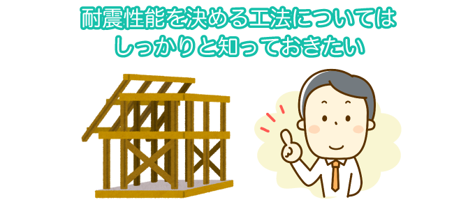 耐震性能を決める工法についてはしっかりと知っておきたい