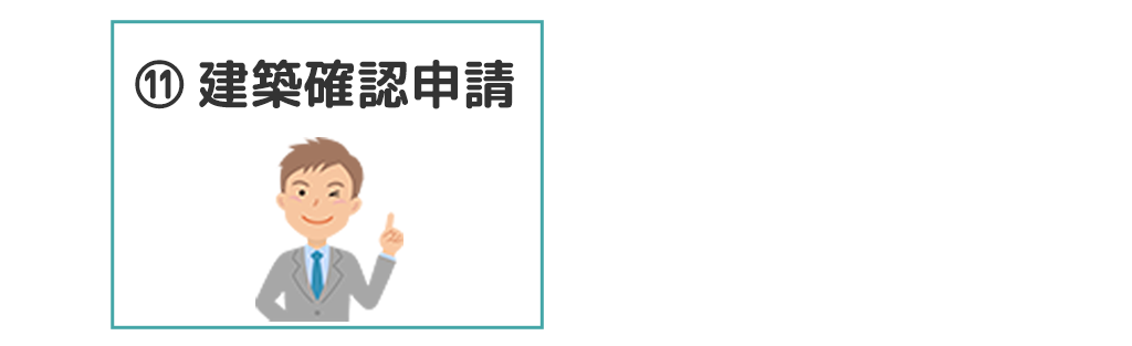 手順11．建築確認申請