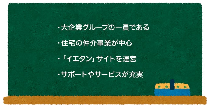 大成有楽不動産販売株式会社の特徴