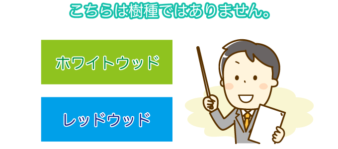 こちらは樹種ではありません。