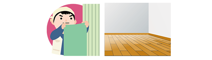 幅木や回り縁をなくせば10〜20万円のコストダウン