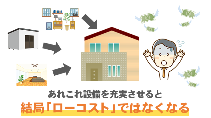 設備のグレードアップなどオプションに注意