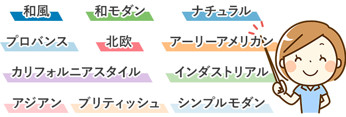 家の外観デザインの種類