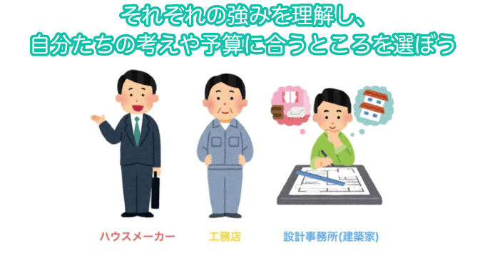 住宅会社の選び方