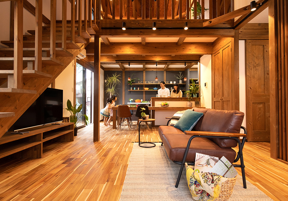 1.5階建て（ロフト付き）の実例①