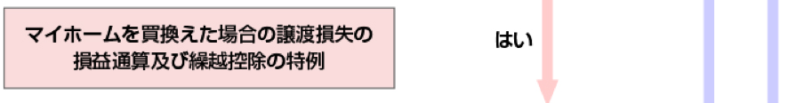 マイホームの売却損が発生した際の特例選択チャート2