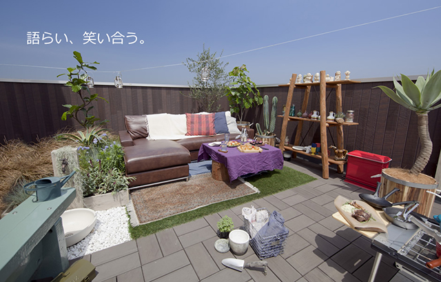 超レア！屋上庭園付きの家を建築できる