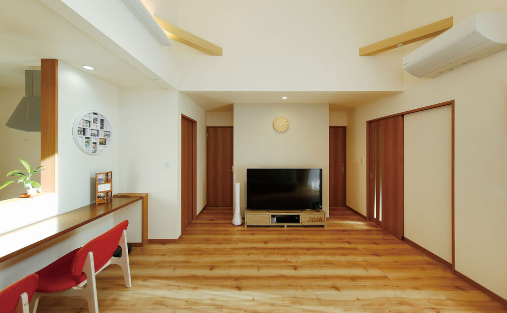 1,000万台後半の二世帯住宅！バリアフリー設計の平屋の例