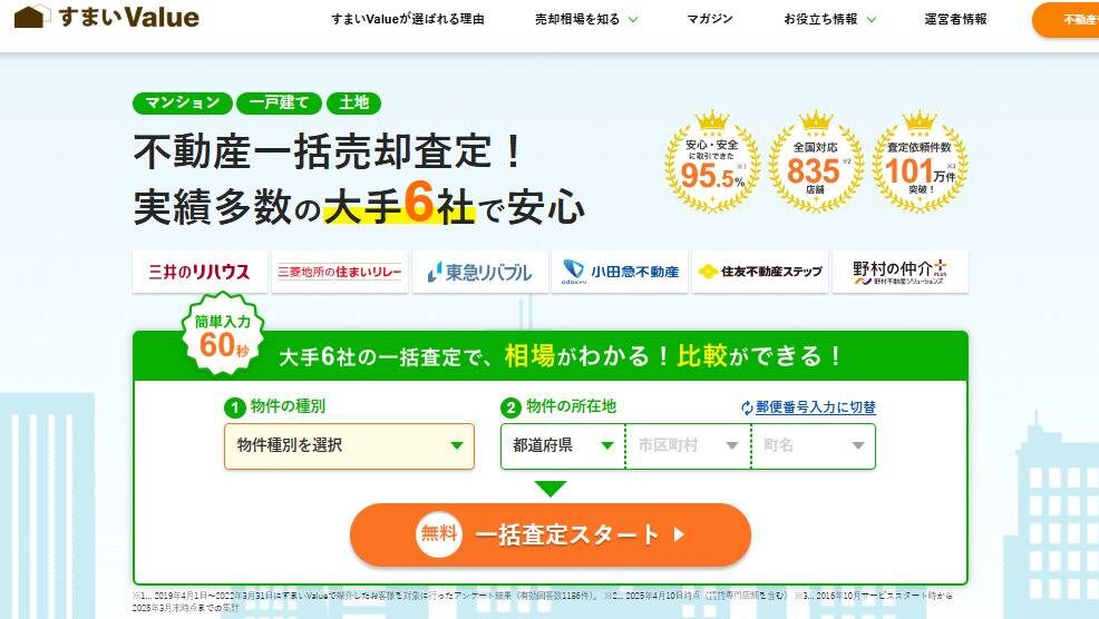 「すまいValue」TPO画面スクショ
